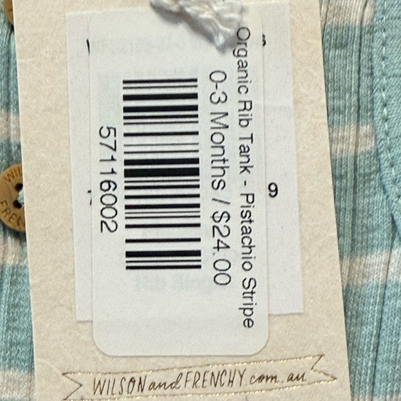 Wilson & Frenchy Striped Tank Top with Buttons-NWT - Picture 4 of 5